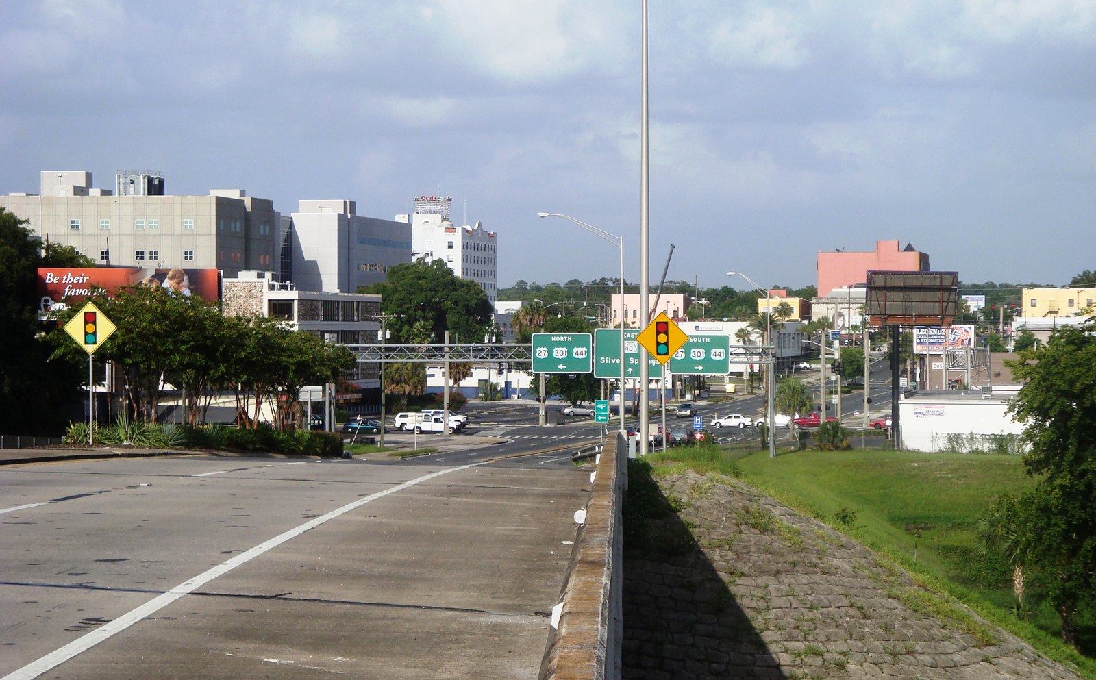 Downtown Ocala, Florida seen from State Road 40