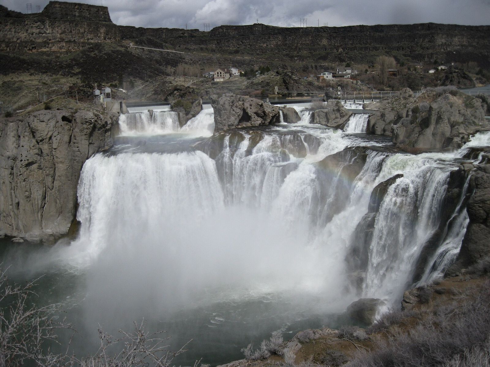 Shoshone Falls on the Snake River near Twin Falls in early spring