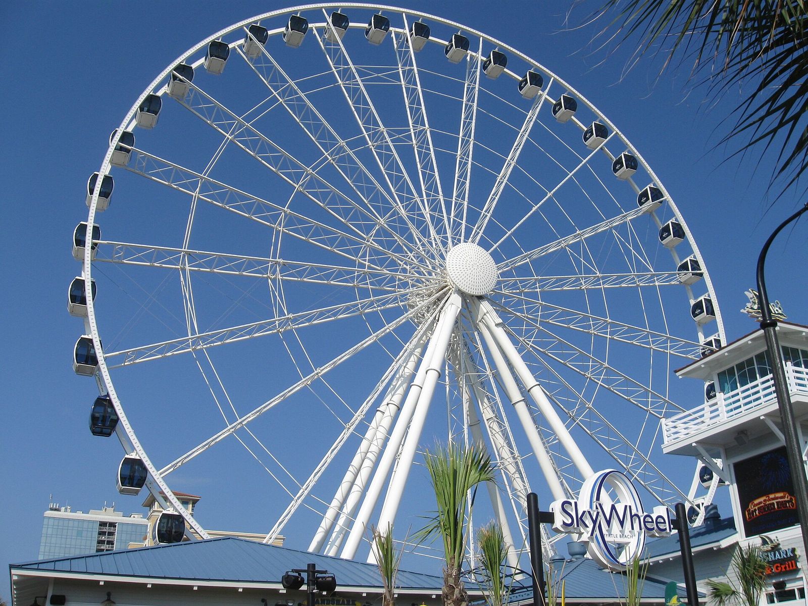 SkyWheel observation wheel beside the oceanfront boardwalk in Myrtle Beach
