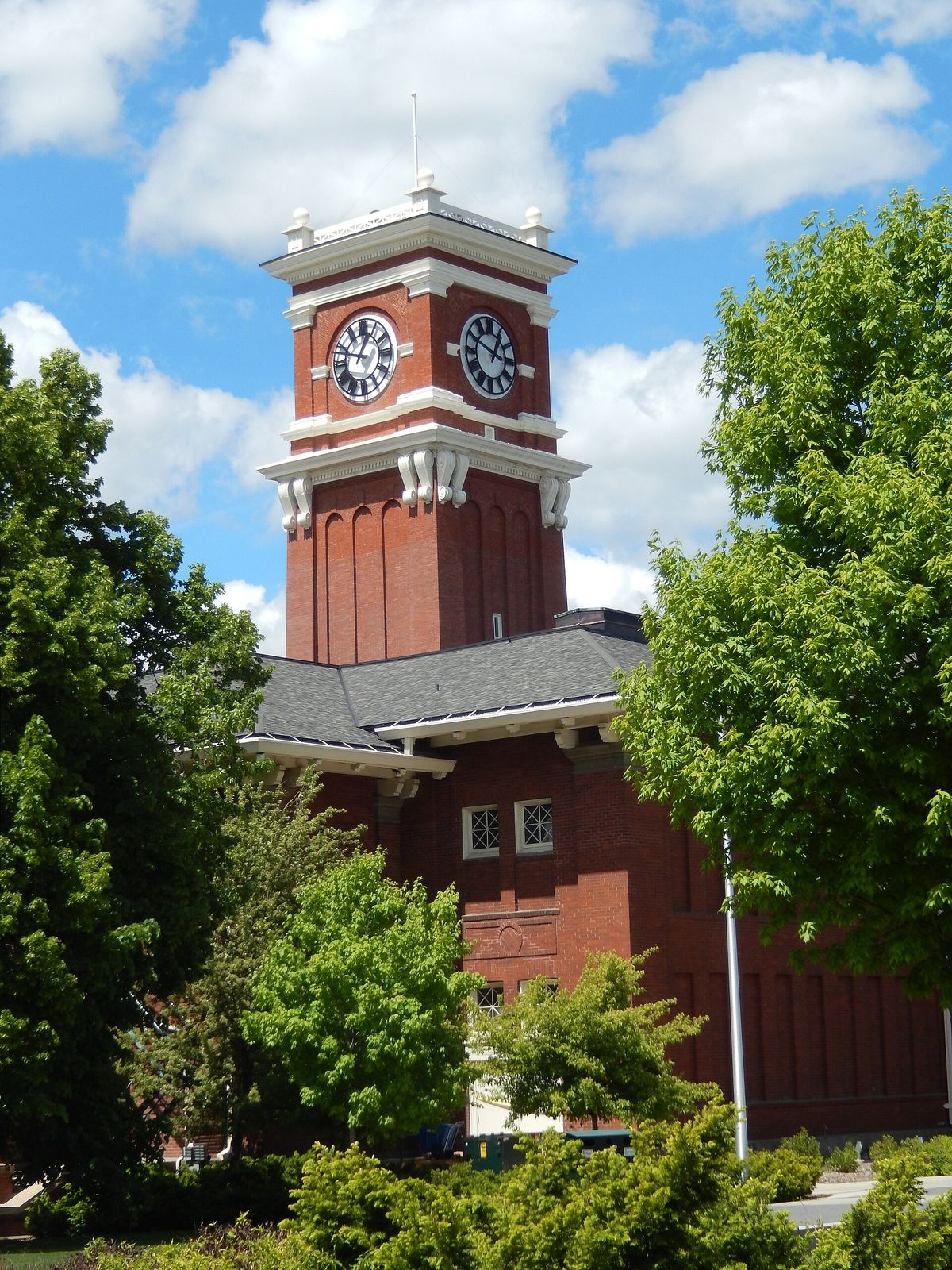 The Washington State University campus at Pullman