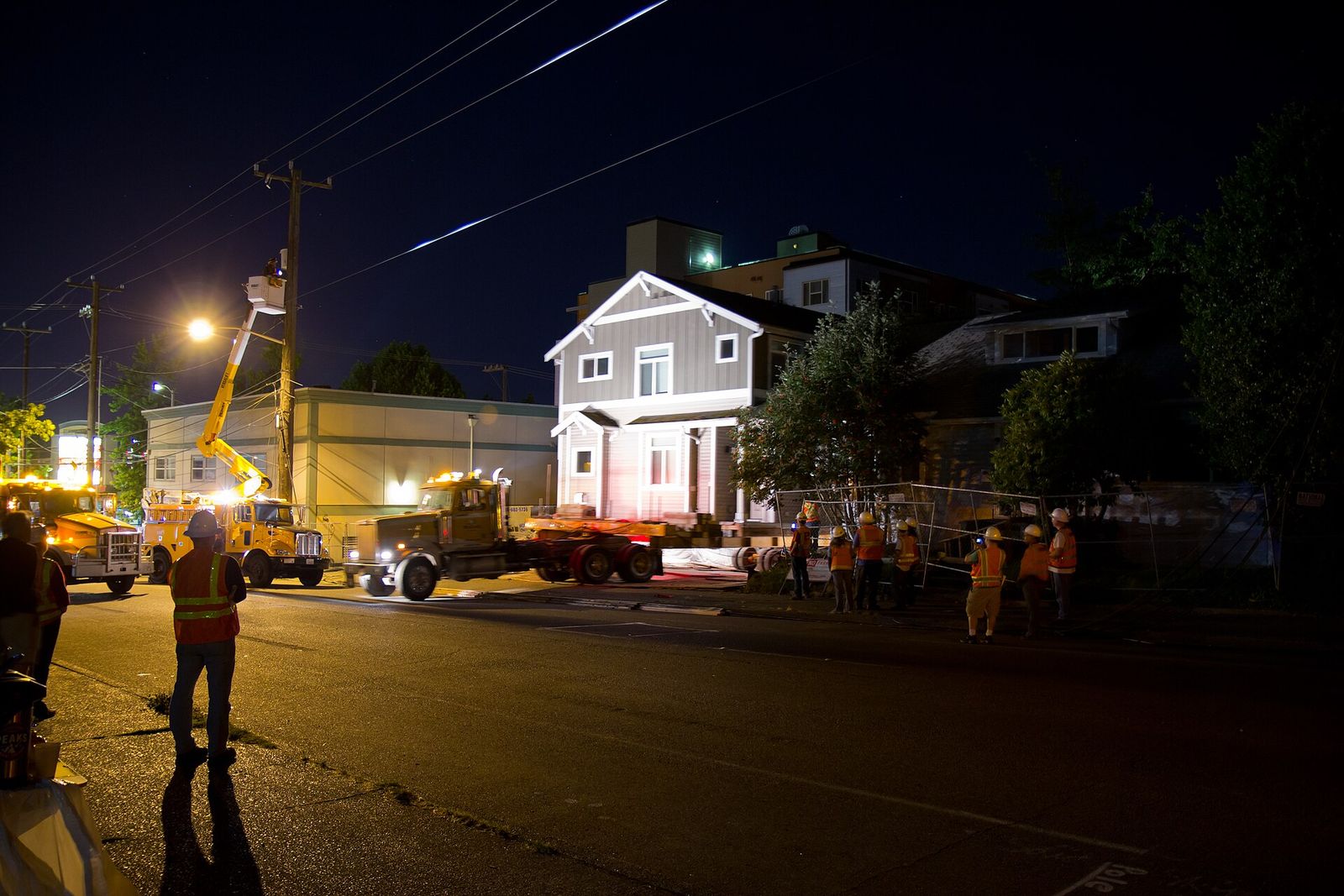 A quiet townhouse street in a Washington suburb