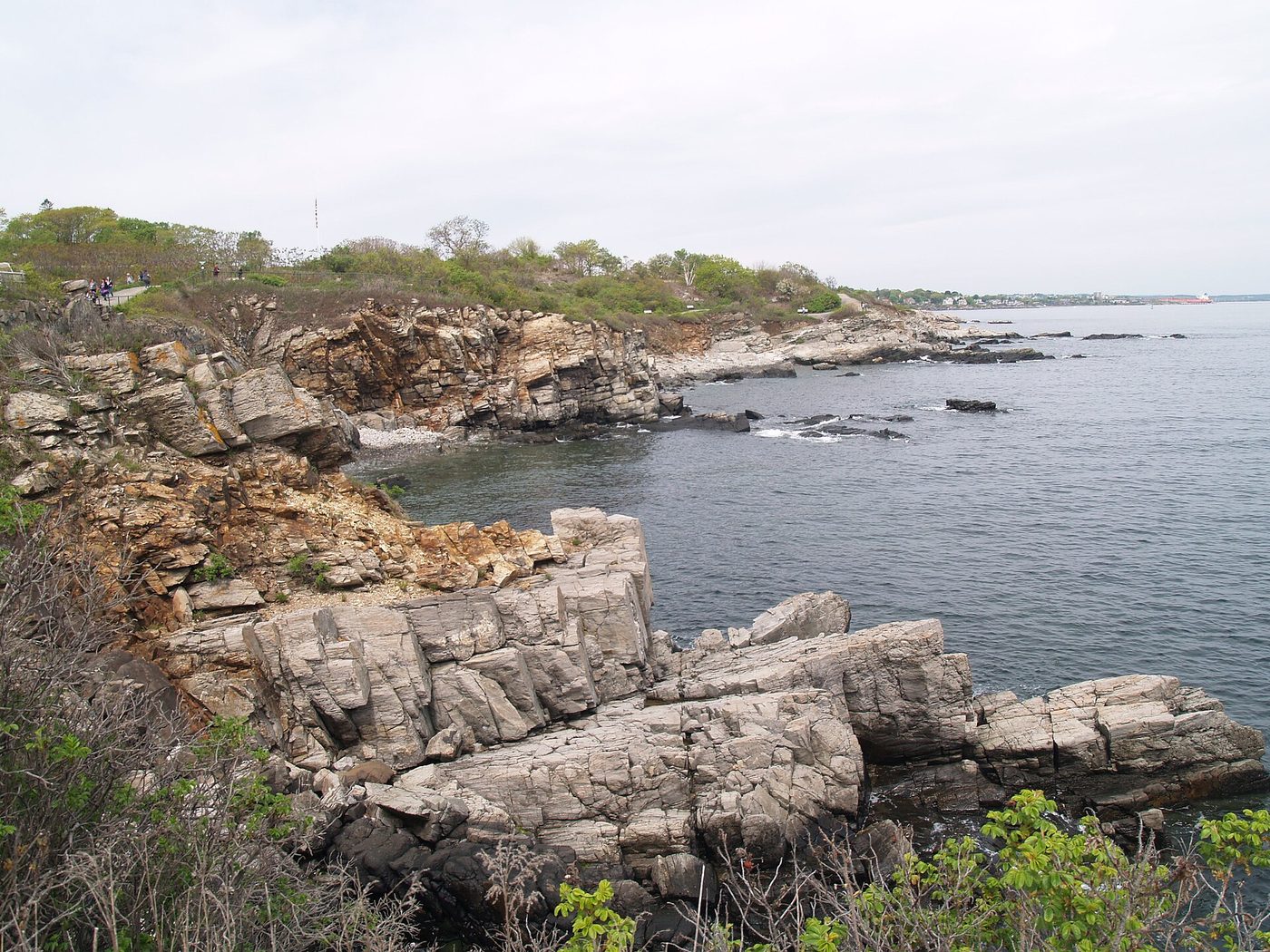 The rocky Maine coastline near Portland Head